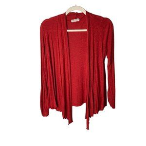 Anthropologie PINS AND NEEDLES Women Sz Small Open Front Cardigan Sweater